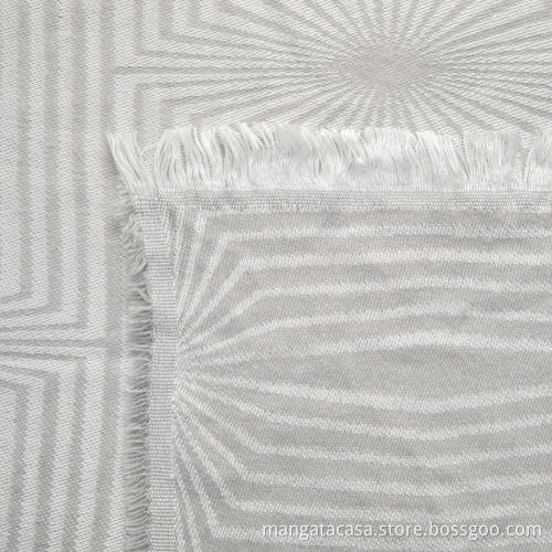 Lightweight Super Soft Woven Blanket with Tassel